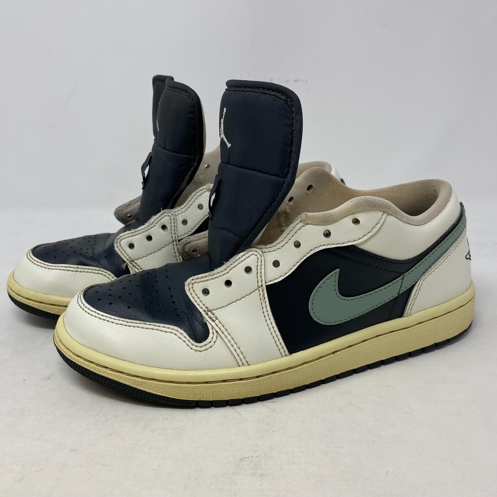 Nike Air Jordan 1 Low Jade Smoke Gray Athletic Sneakers DC0774-001 Womens Size 8